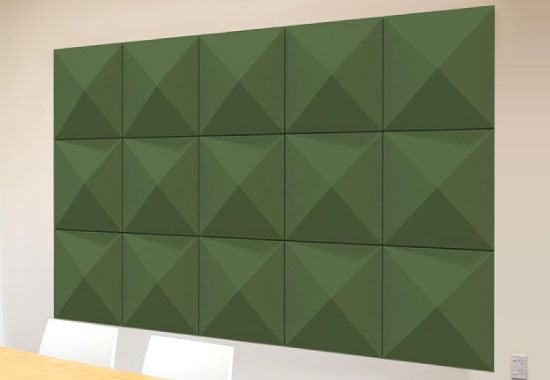 akustik piramit panel